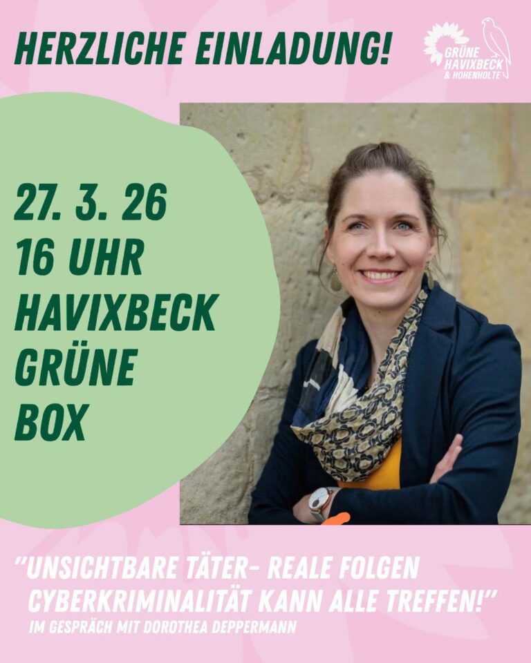 Unsichtbare Täter, reale Folgen – Cyberkriminalität kann alle treffen, Diskussion mit Dorothea Deppermann (MdL)