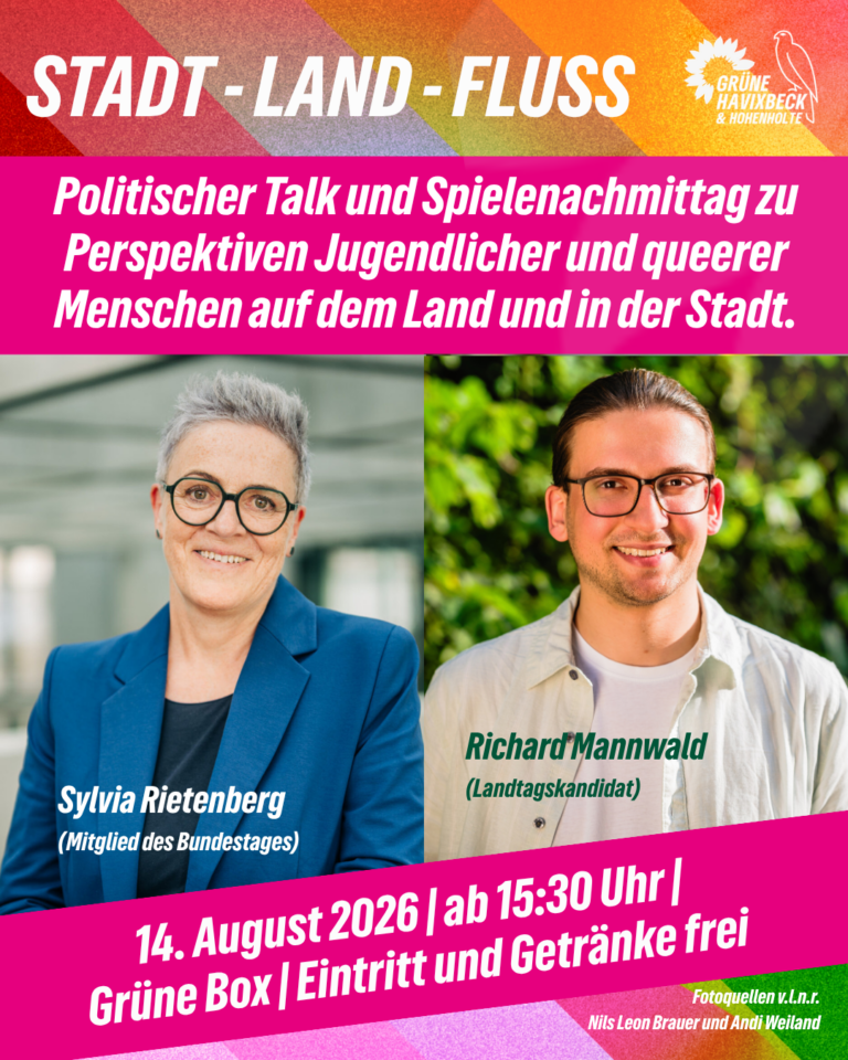 Sylvia Rietenberg und Richard Mannwald im Talk in der Grünen Box